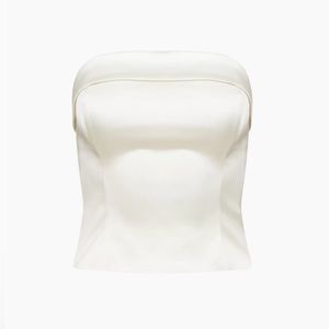 Aritzia Sunday Best Shimmer Satin Bustier